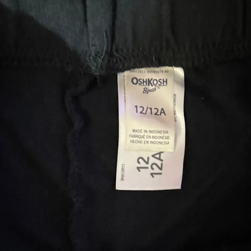 Kids Black joggers boys size 12